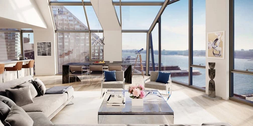 400 West 61 Street #0833, Manhattan, NY 10023 apartment_living_room 1