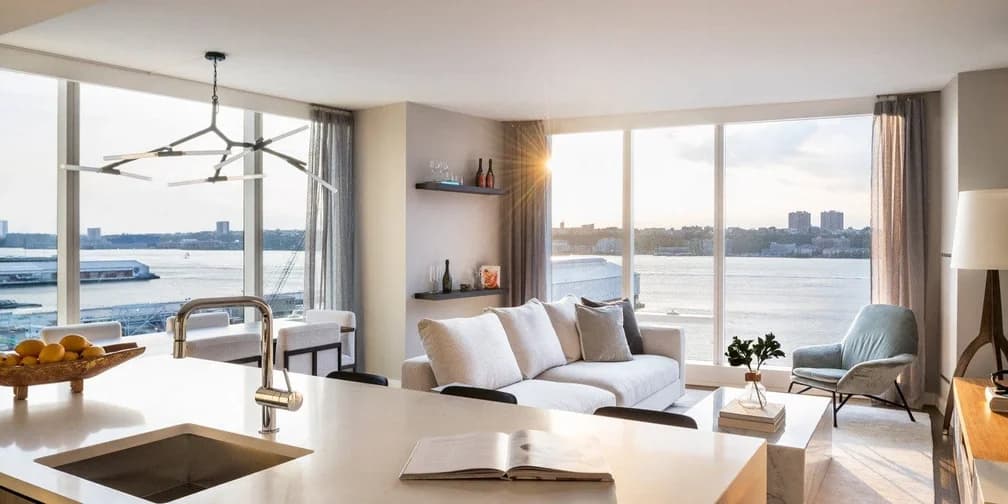400 West 61 Street #2102, Manhattan, NY 10023 apartment_living_room 1