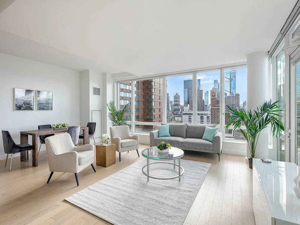 525 West 52 Street #14GS, Manhattan, NY 10019 apartment_living_room 1