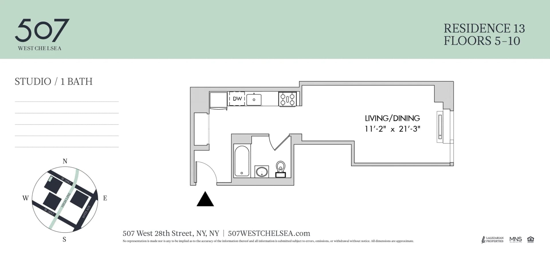 507 West 28 Street #1013, Manhattan, NY 10001