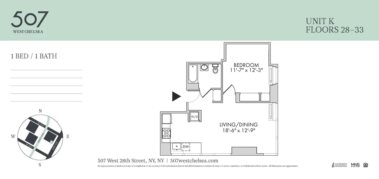 507 West 28 Street #33K, Manhattan, NY 10001