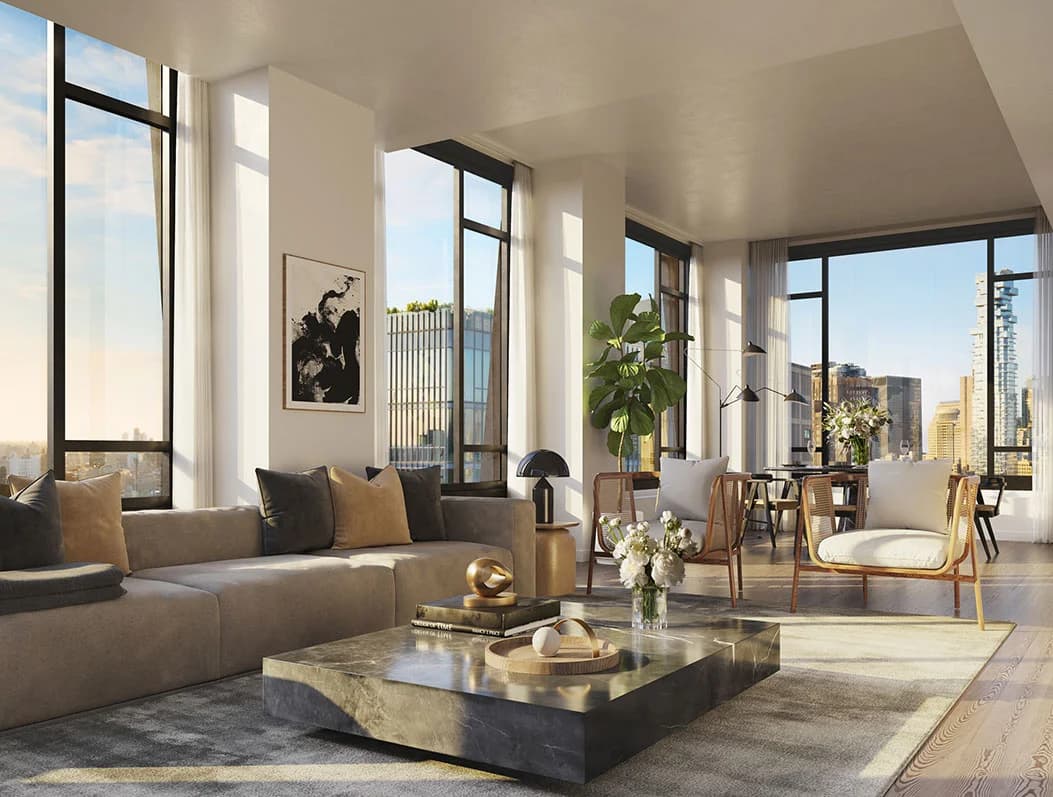 111 Varick Street #15B, Manhattan, NY 10013 apartment_living_room 1