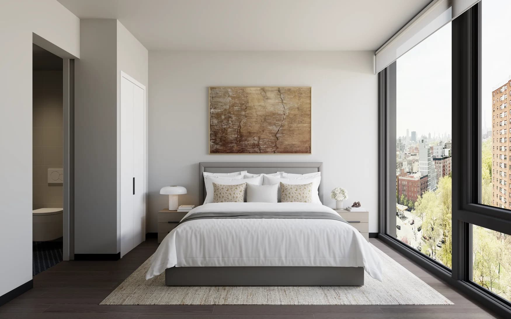 410 West 126 Street #1803, Manhattan, NY 10027 apartment_bedroom_room 1