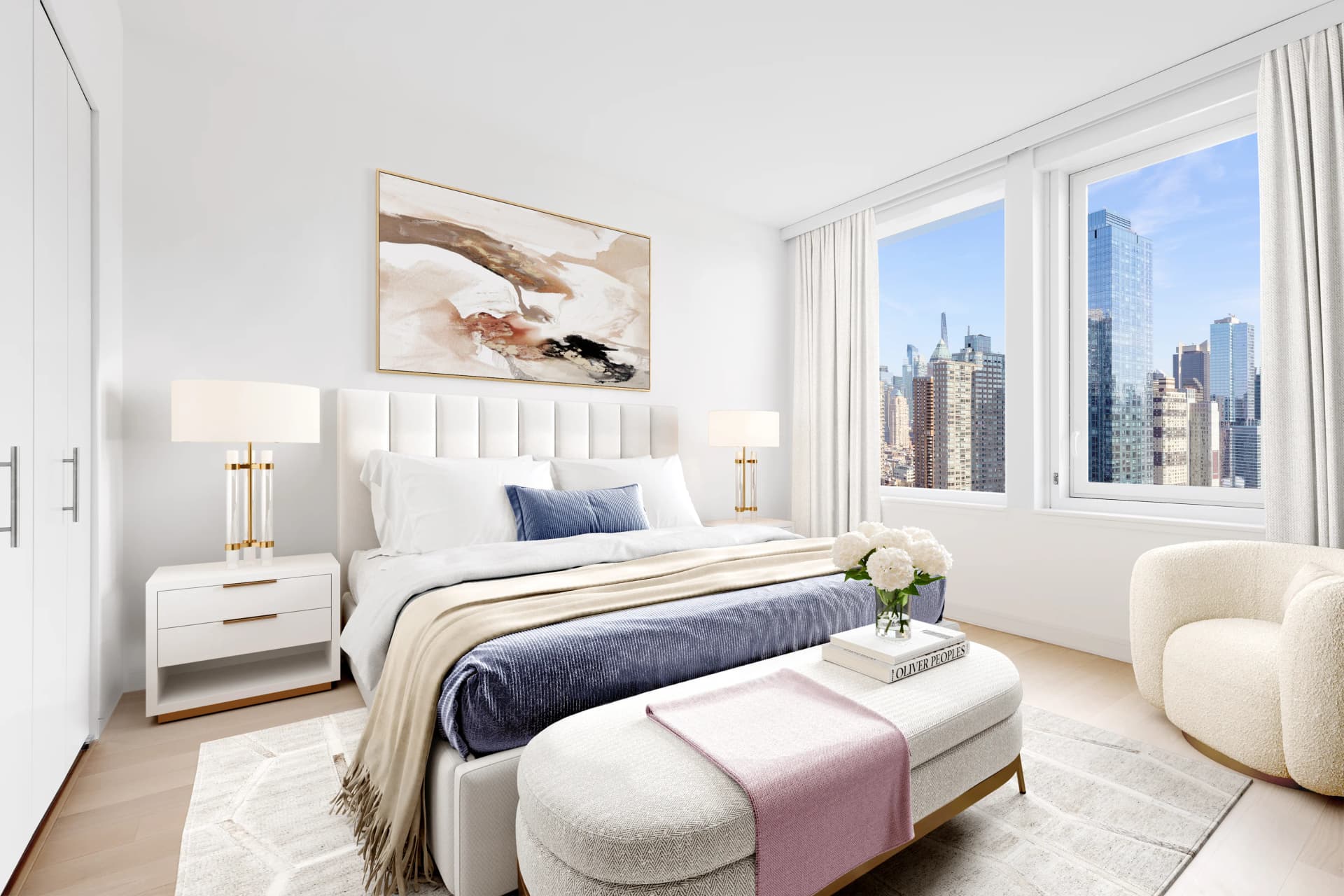 555 W 38 St #3505, Manhattan, NY 10018 apartment_bedroom_room 1