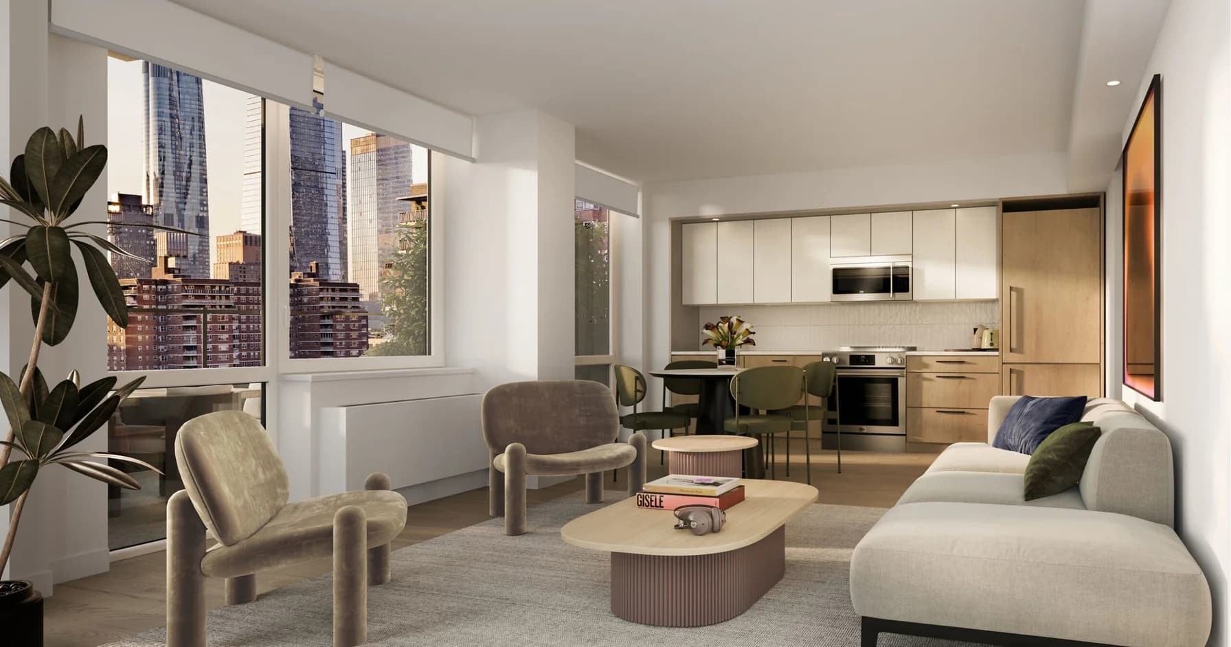 261 West 24 Street #6B, Manhattan, NY 10011 apartment_living_room 1