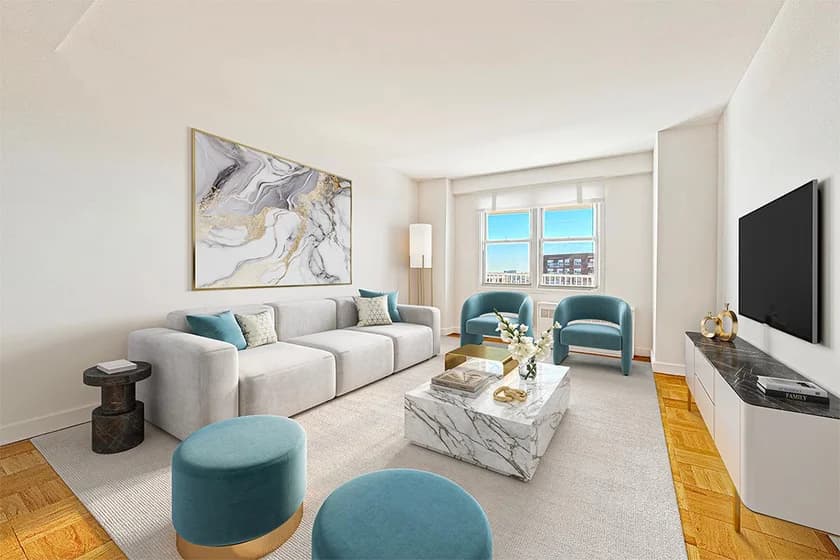 600 West 246 Street #2317, The Bronx, NY 10471 apartment_living_room 1