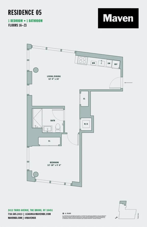 2413 3 Avenue #1405, The Bronx, NY 10451