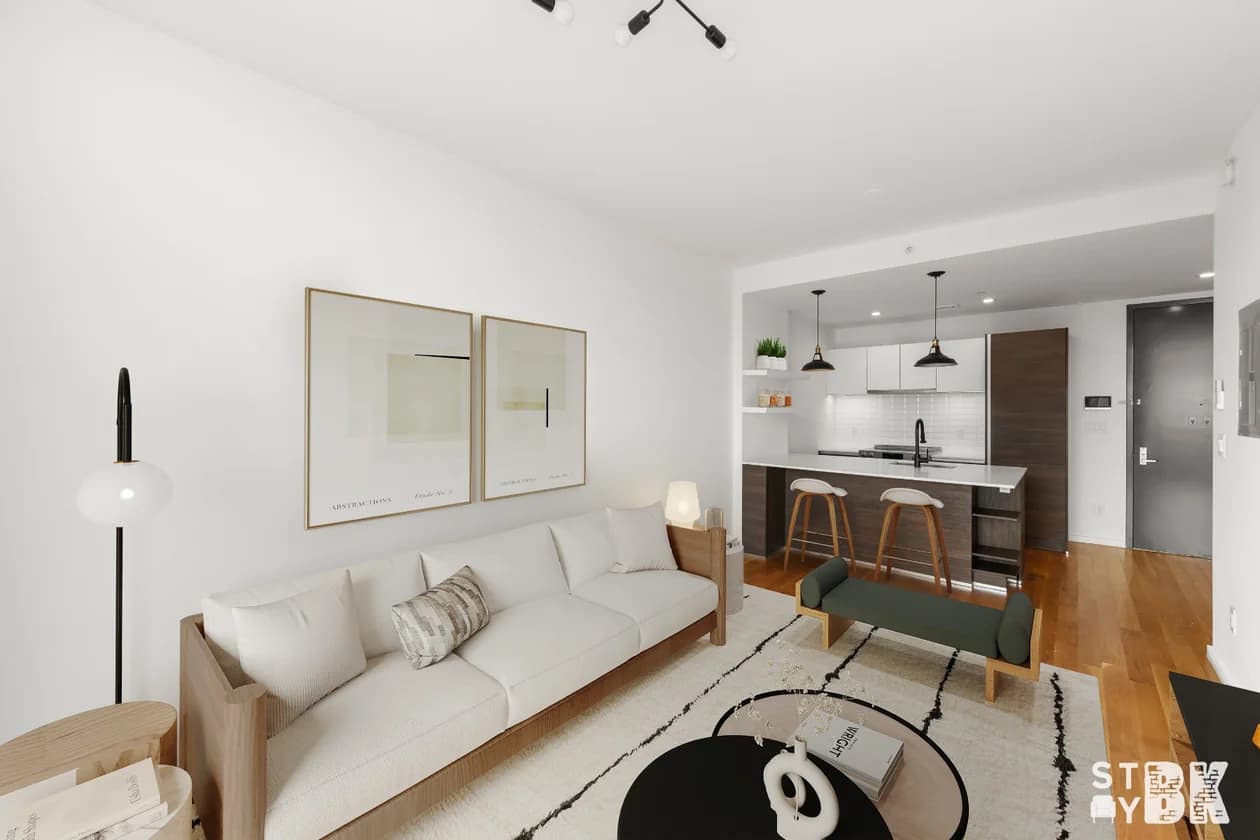 610 Myrtle Avenue #6A, Brooklyn, NY 11205 apartment_living_room 1