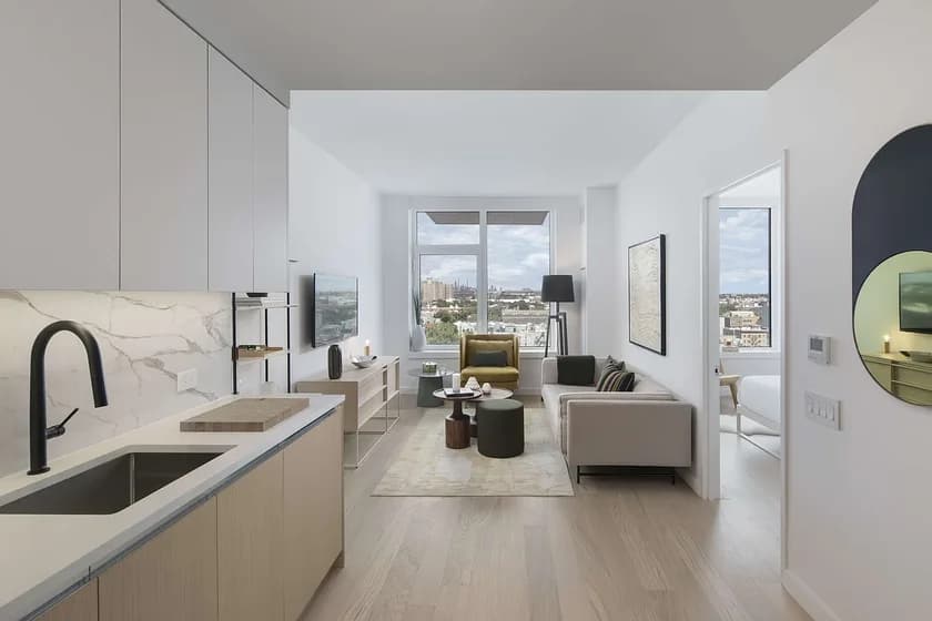123 Linden Blvd #14T, Brooklyn, NY 11226 apartment_living_room 1