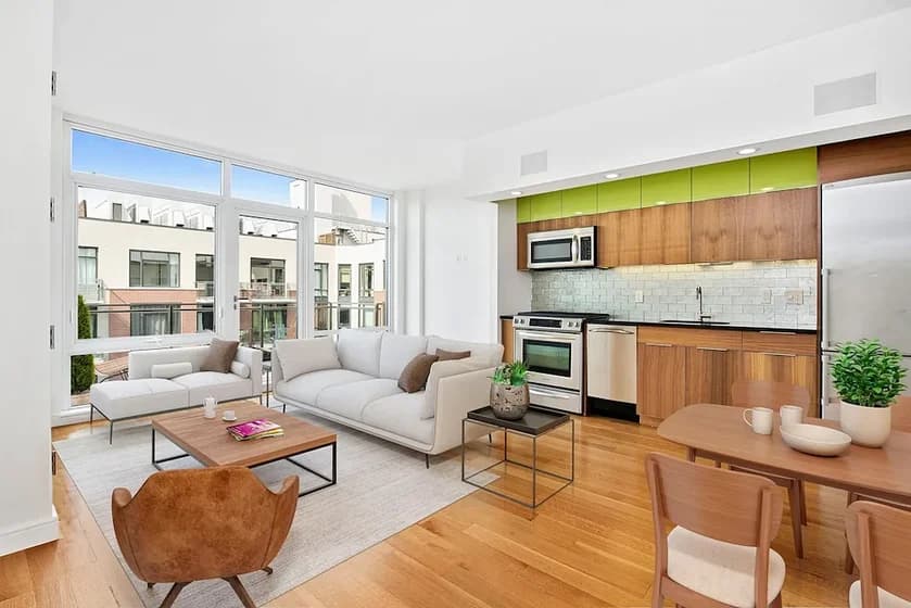 101 Bedford Avenue 109 Bedford Avenue #A-705, Brooklyn, NY 11211 apartment_living_room 1