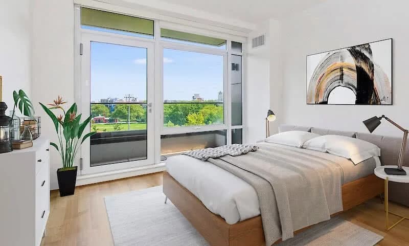 101 Bedford Avenue 101 Bedford Avenue #B-613, Brooklyn, NY 11211 apartment_bedroom_room 1