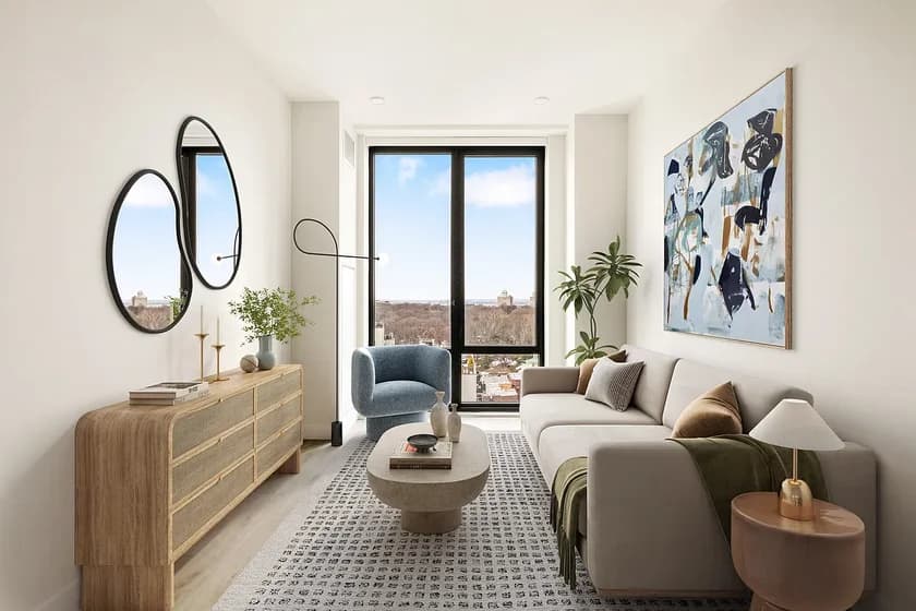Loden 54 Crown Street #0931, Brooklyn, NY 11225 apartment_living_room 1