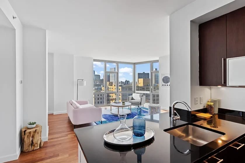 100 Jay Street #20G, Brooklyn, NY 11201 apartment_living_room 1