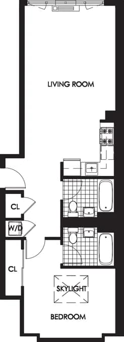 175 Kent Avenue #714, Brooklyn, NY 11249 apartment_floor_plan 1