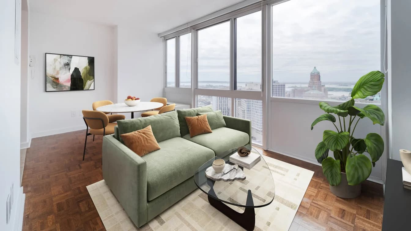 The Brooklyner 111 Lawrence Street #17H, Brooklyn, NY 11201 apartment_living_room 1