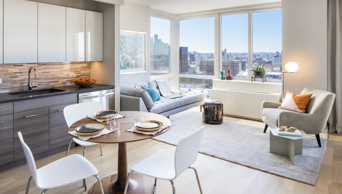 Hub 333 Schermerhorn Street #15L, Brooklyn, NY 11217 apartment_living_room 1