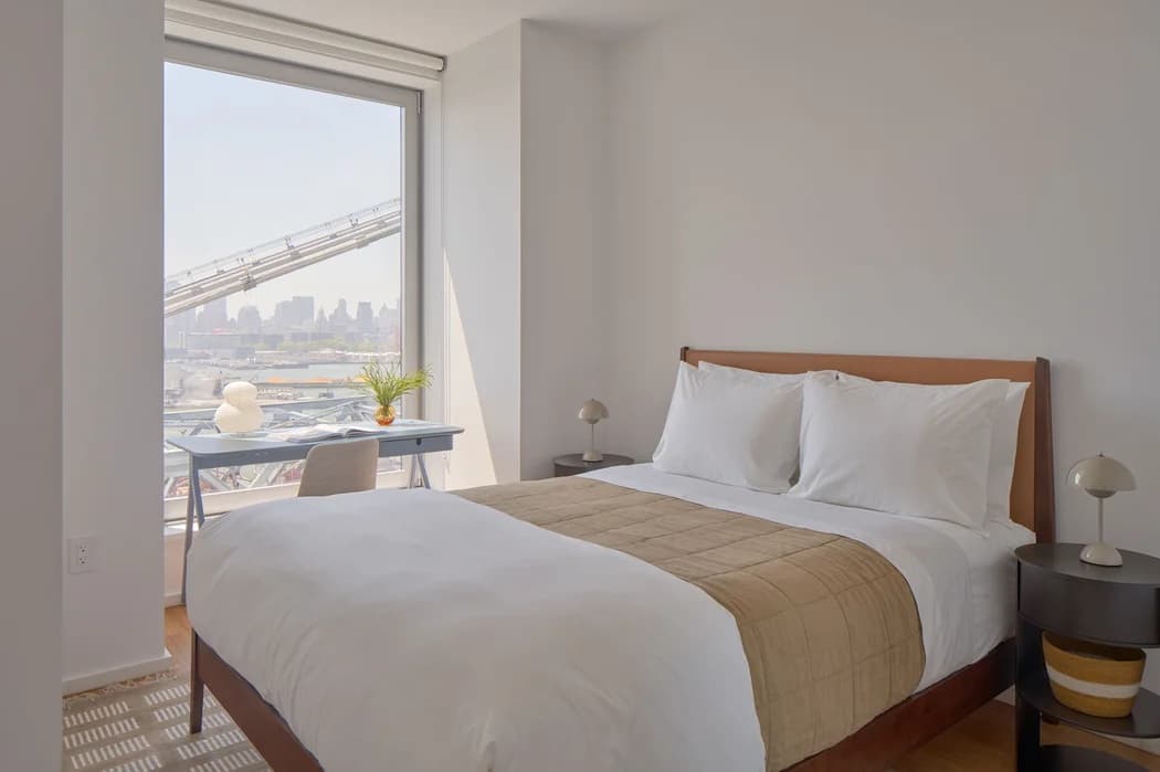 One Domino Square 5 S 5 St #1707, Brooklyn, NY 11249 apartment_bedroom_room 1