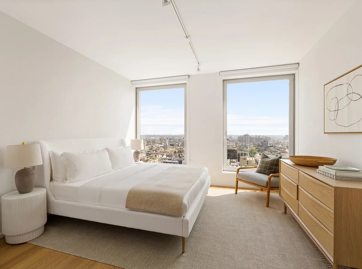 One Domino Square 5 S 5 St #2106, Brooklyn, NY 11249 apartment_bedroom_room 1