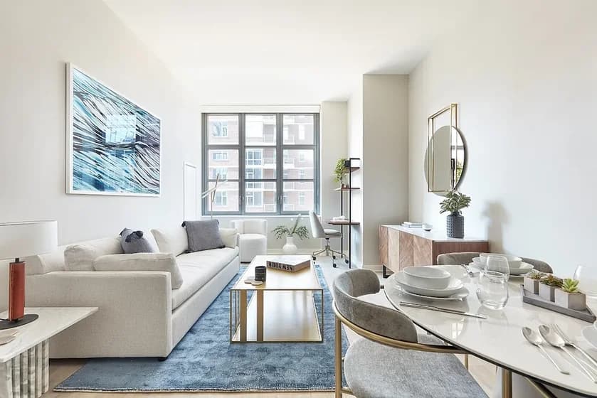 Front & York 180 Front Street #719, Brooklyn, NY 11201 apartment_living_room 1