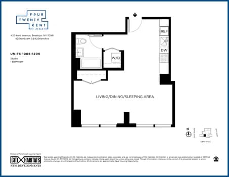 420 Kent Avenue #1106N, Brooklyn, NY 11249 - Image 1