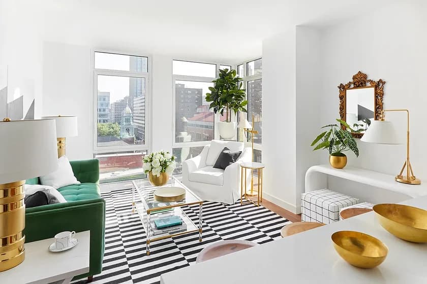 120 Nassau Street #19D, Brooklyn, NY 11201 apartment_living_room 1