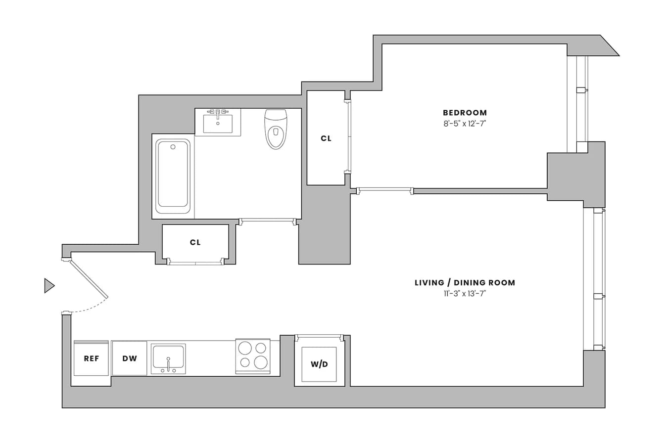 18 6 Avenue #4407, Brooklyn, NY 11217 apartment_floor_plan 1