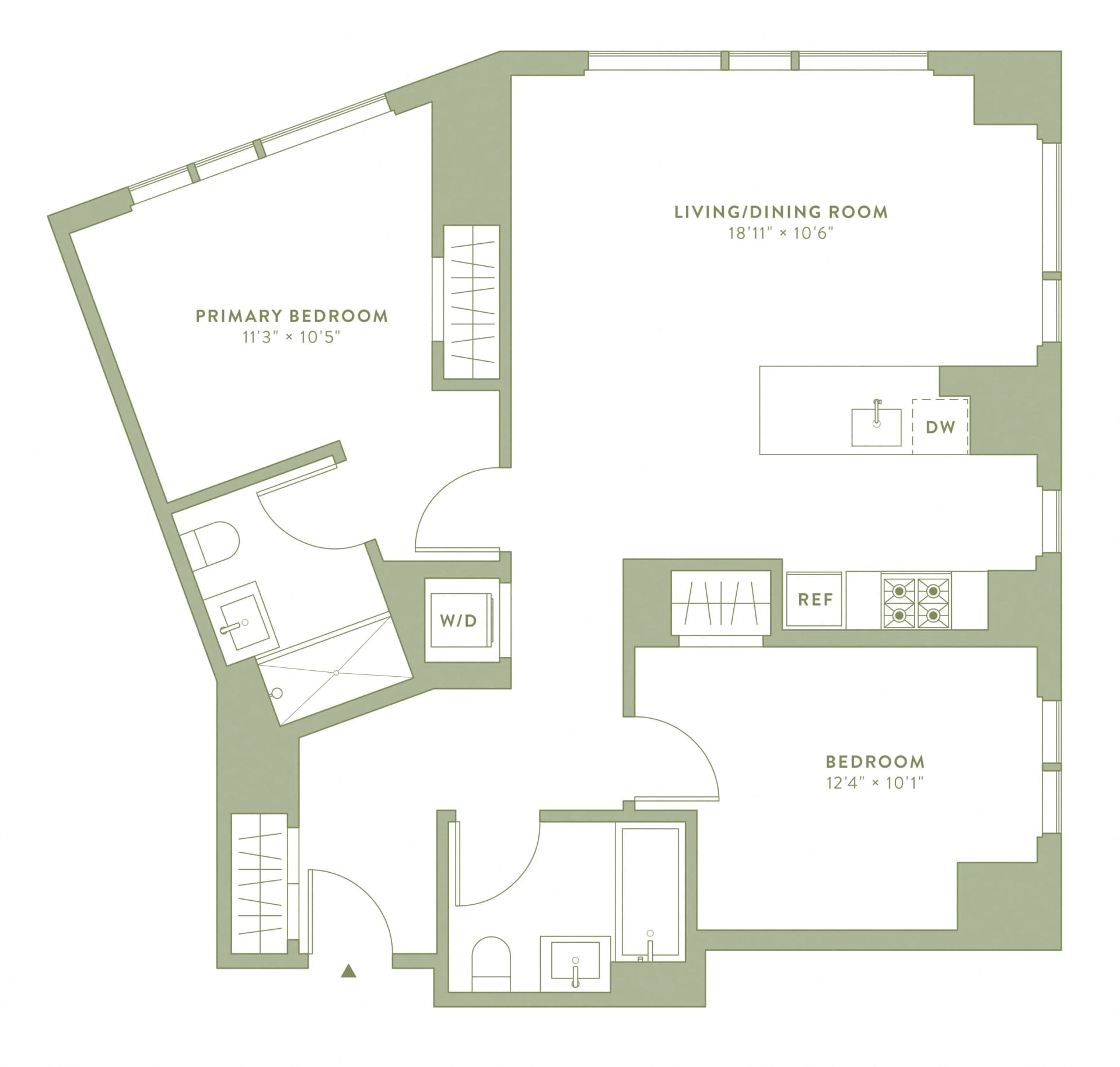 Willoughby 196 Willoughby Street #11R, Brooklyn, NY 11201 apartment_floor_plan 1