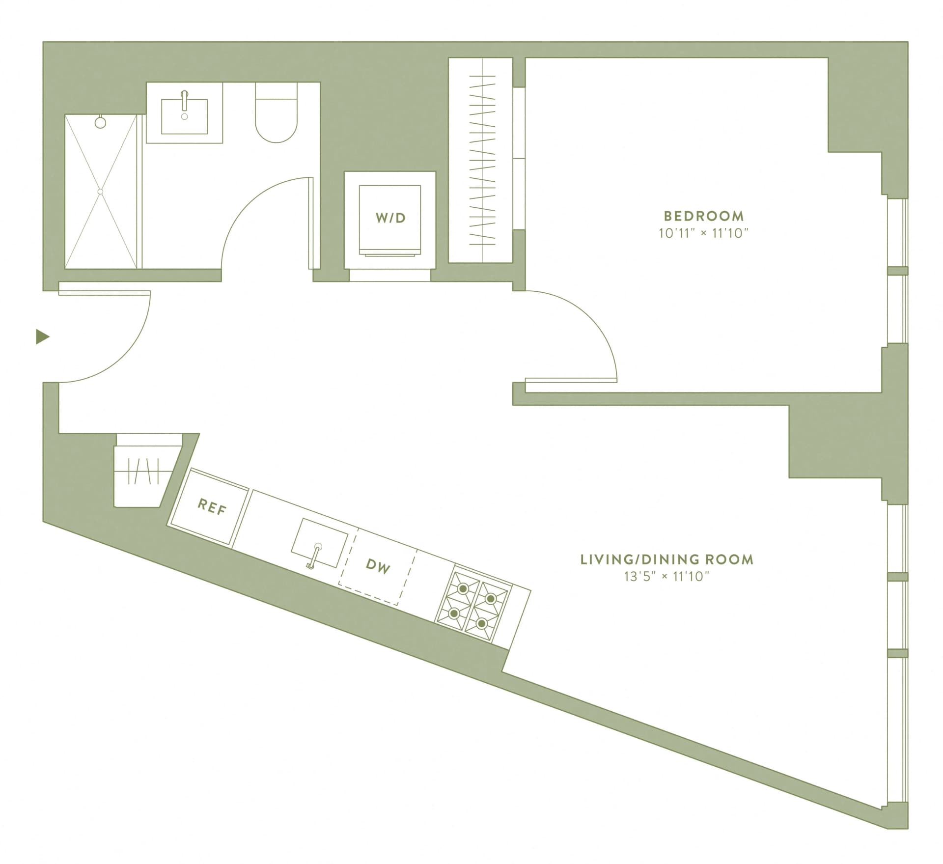 Willoughby 196 Willoughby Street #17M, Brooklyn, NY 11201 apartment_floor_plan 1