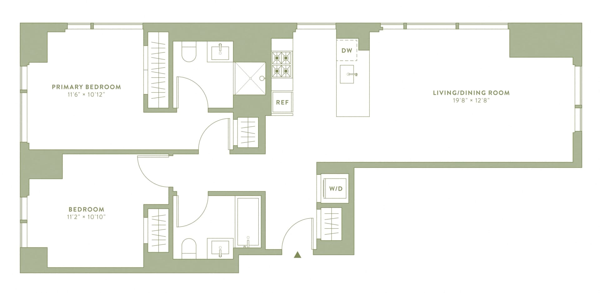 Willoughby 196 Willoughby Street #30E, Brooklyn, NY 11201 apartment_floor_plan 1