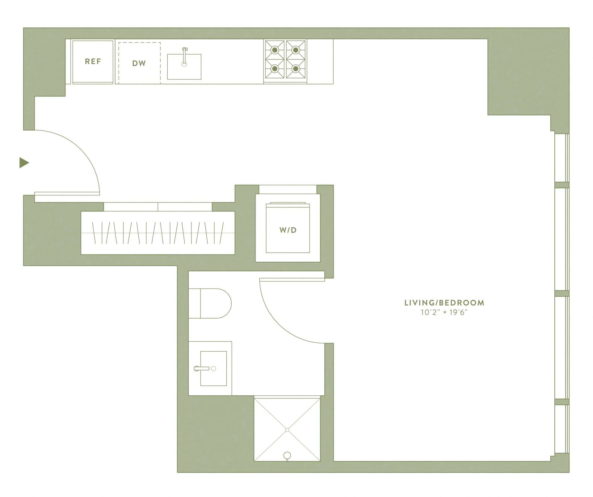 Willoughby 196 Willoughby Street #33A, Brooklyn, NY 11201 apartment_floor_plan 1