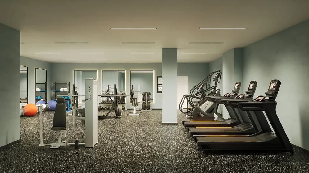 1101 President St #1512, Brooklyn, NY 11225 amenity_gym_interior 1