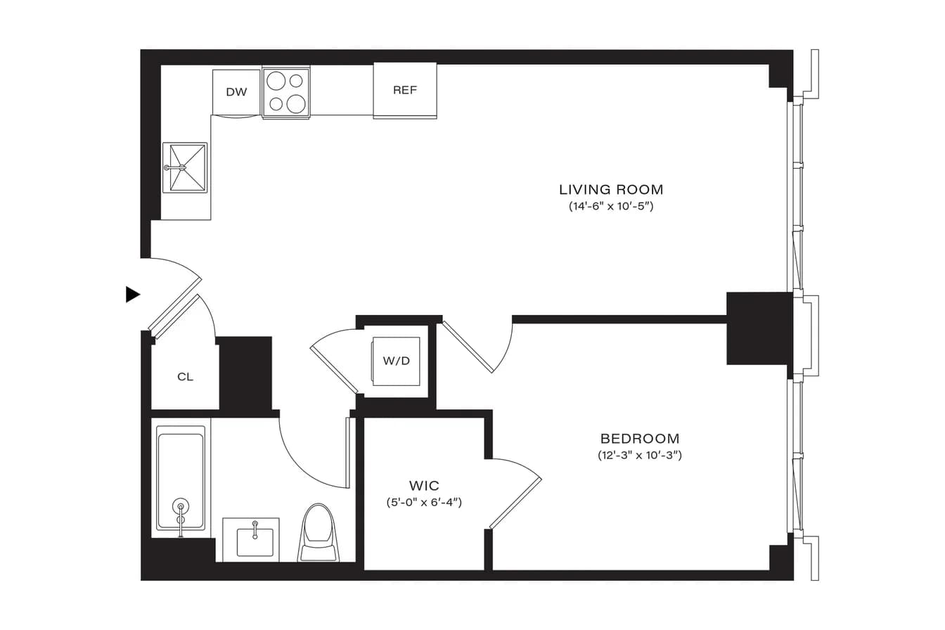 499 President Street #336, Brooklyn, NY 11215 apartment_floor_plan 1