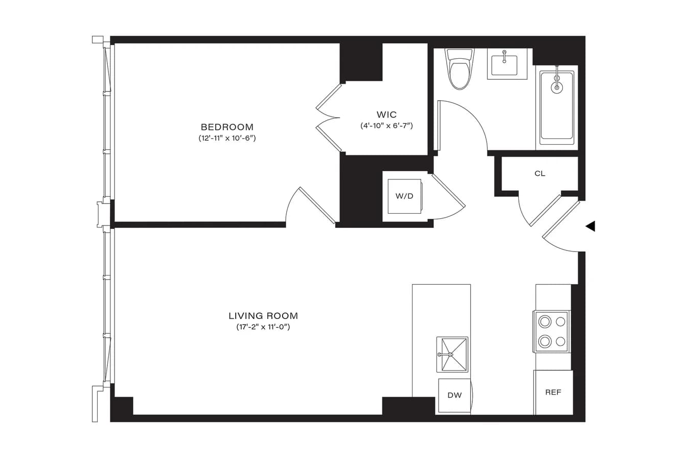 499 President Street #347, Brooklyn, NY 11215 apartment_floor_plan 1