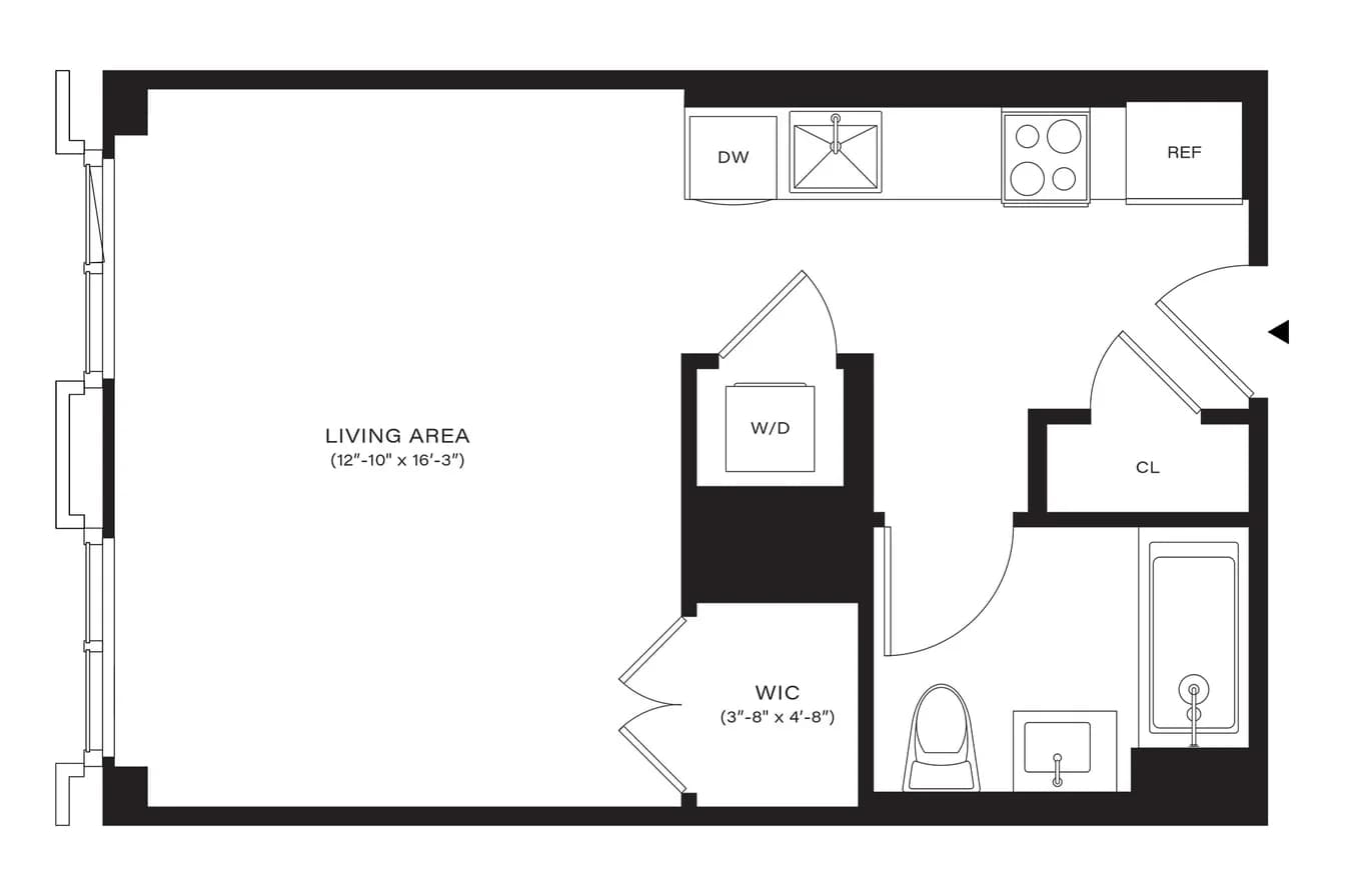 499 President Street #508, Brooklyn, NY 11215 apartment_floor_plan 1
