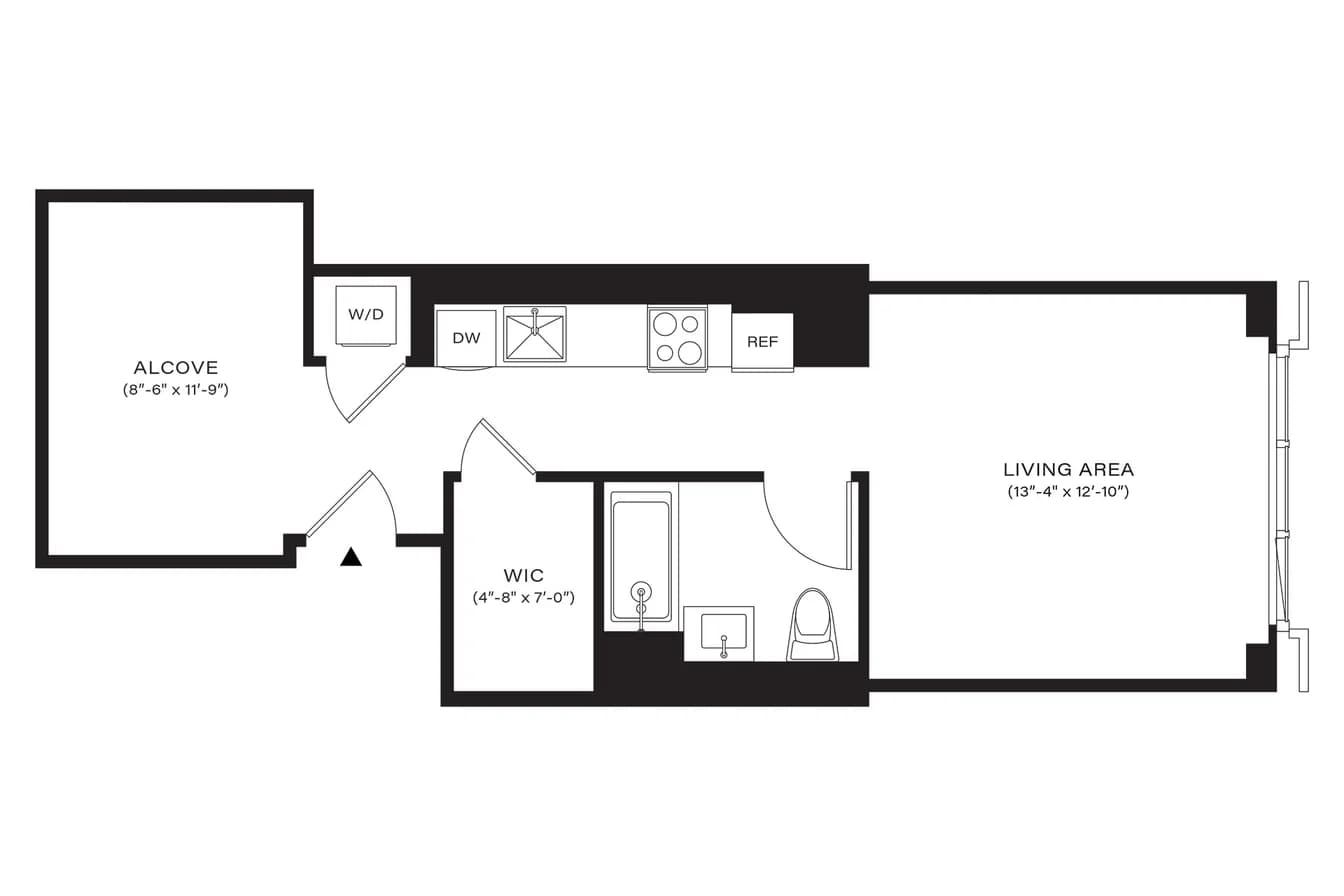 499 President Street #714, Brooklyn, NY 11215 apartment_floor_plan 1