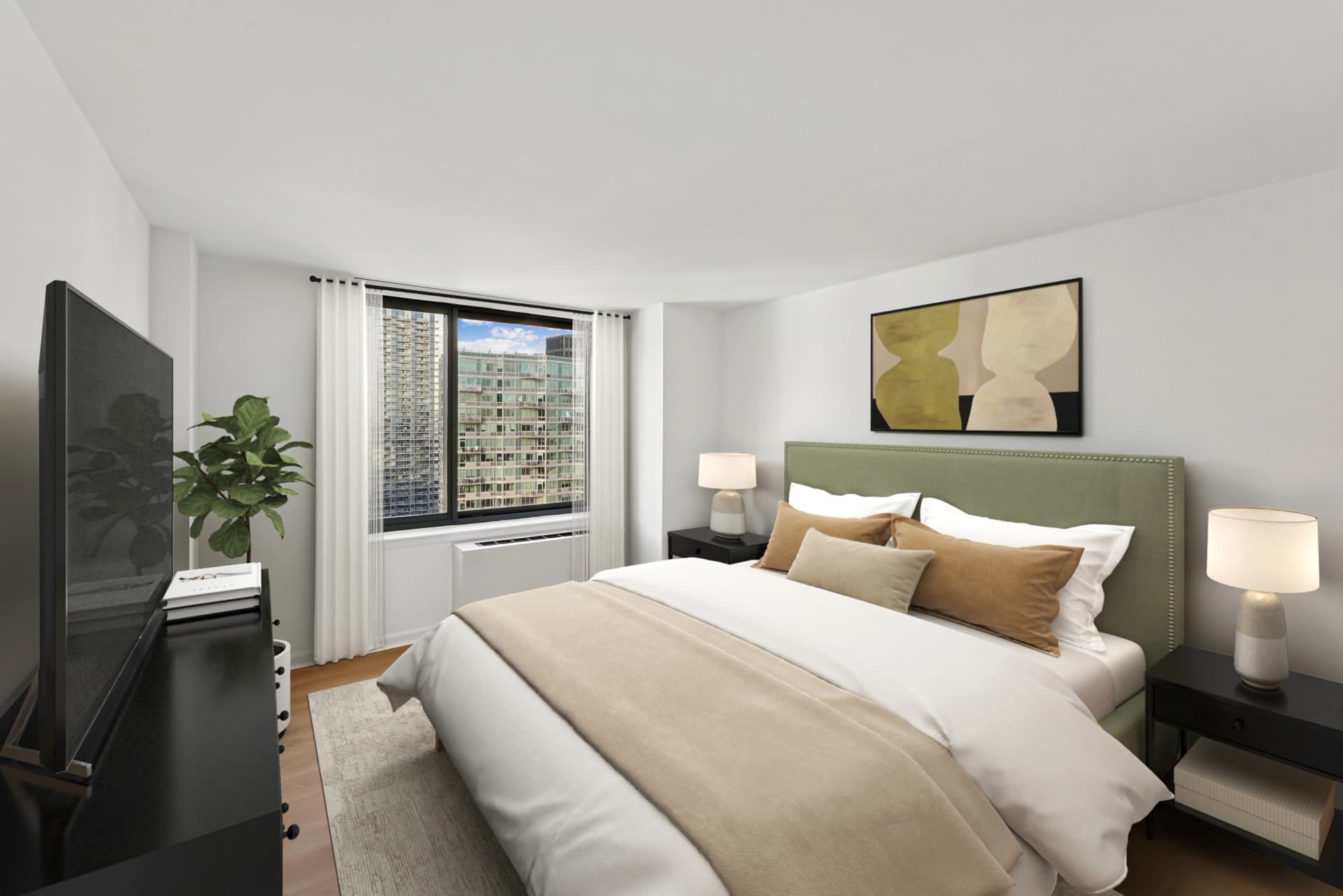 Riverview North 4-75 48 Avenue #205, Queens, NY 11109 apartment_bedroom_room 1
