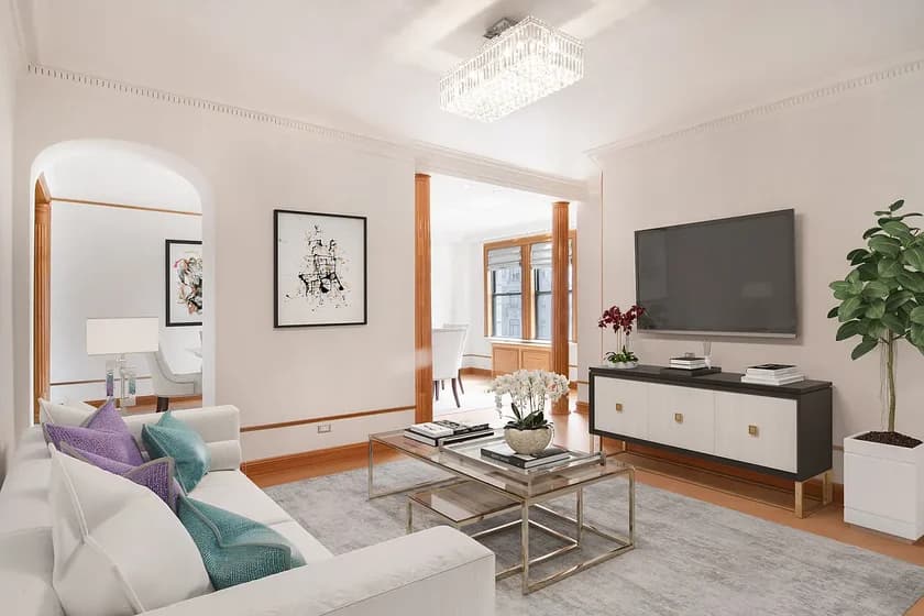 575 West End Avenue #8A, Manhattan, NY 10024 apartment_living_room 1