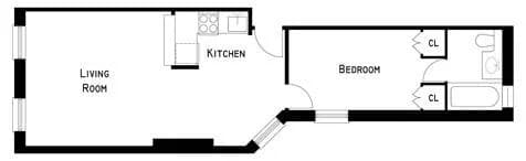 324 East 81 Street #3FW, Manhattan, NY 10028 apartment_floor_plan 1