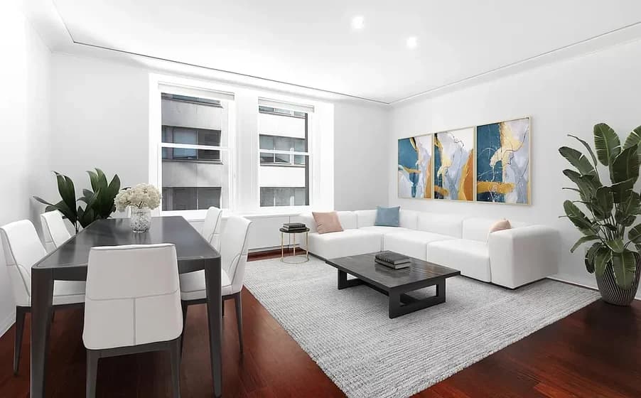 55 Wall Street #606, Manhattan, NY 10005 apartment_living_room 1