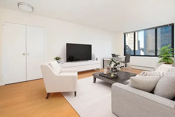 Carnegie Mews 211 W 56 St #C06, Manhattan, NY 10019 apartment_living_room 1
