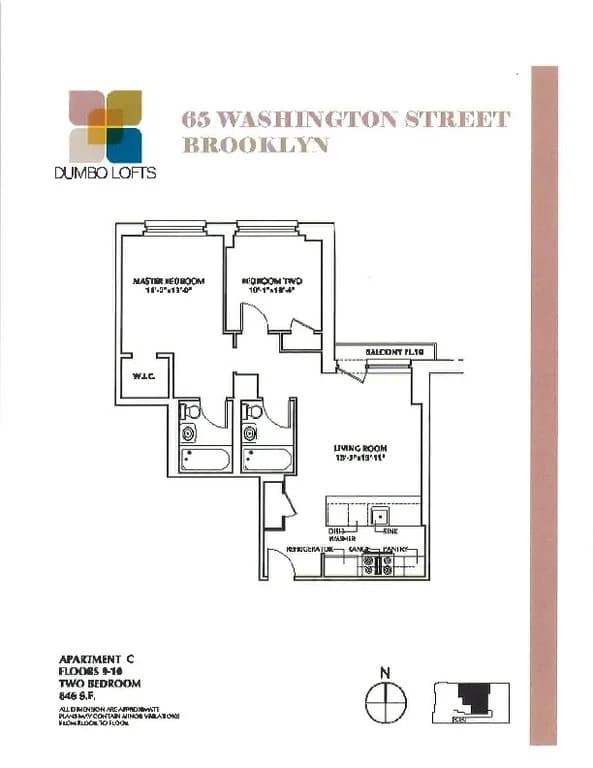 65 Washington St #10C, Brooklyn, NY 11201 1