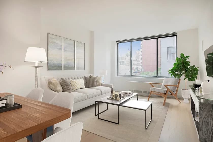 222 East 34 Street #1406, Manhattan, NY 10016 apartment_living_room 1