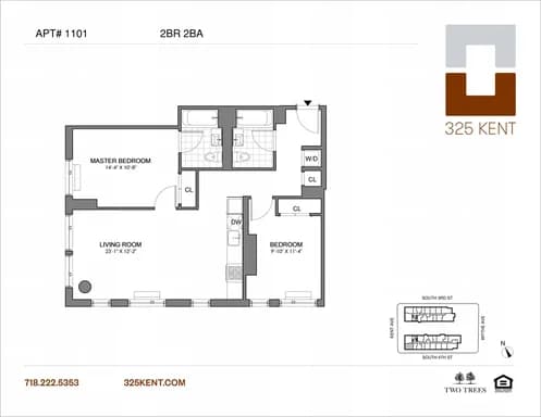 325 Kent Avenue #1101, Brooklyn, NY 11249