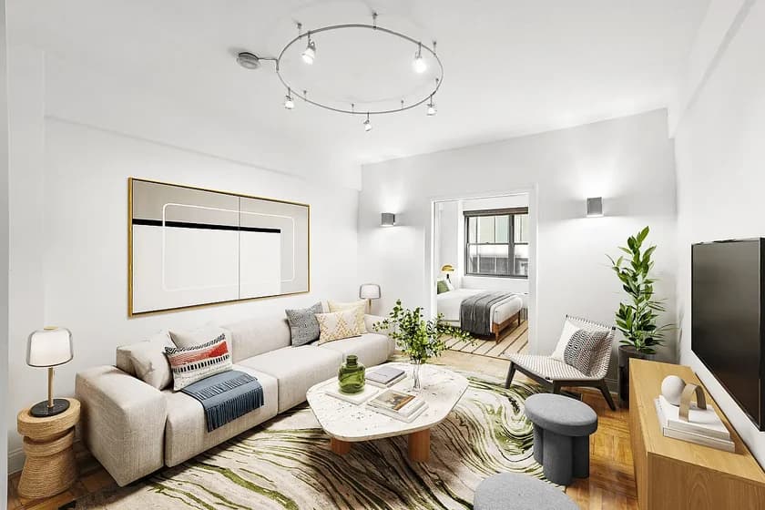 80 Park Avenue #14H, Manhattan, NY 10016 apartment_living_room 1