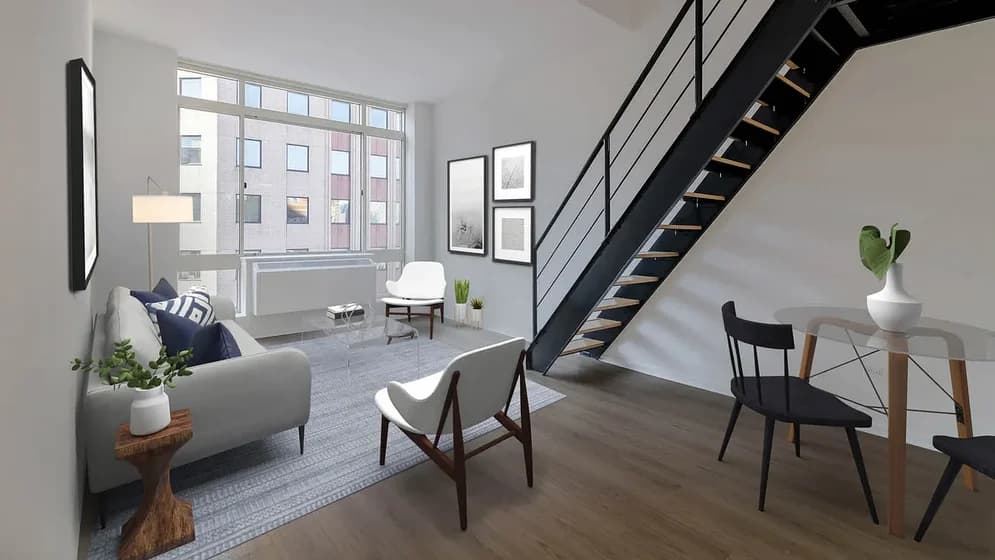 Longacre House 305 West 50 Street #14G, Manhattan, NY 10019 apartment_living_room 1