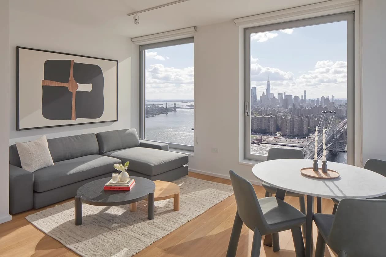 One Domino Square 8 River Street #1403, Brooklyn, NY 11249 apartment_living_room 1