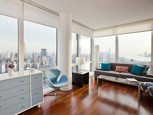 610 West 42 Street #N58E, Manhattan, NY 10036 apartment_living_room 1