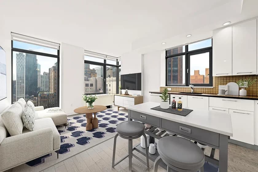 49 East 34 Street #3A, Manhattan, NY 10016 apartment_living_room 1