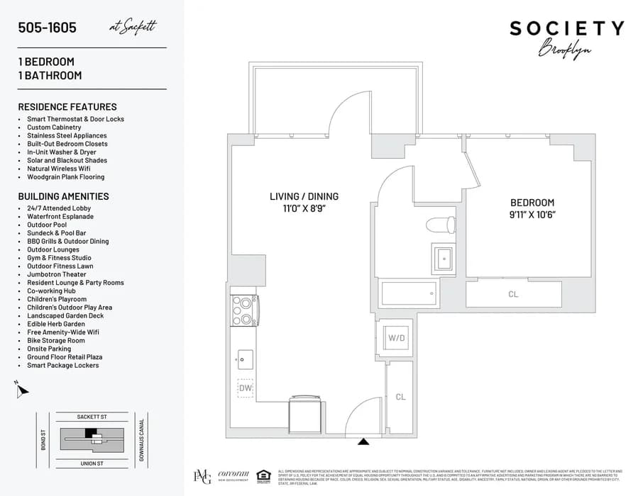 504 Sackett Street #505, Brooklyn, NY 11231 1