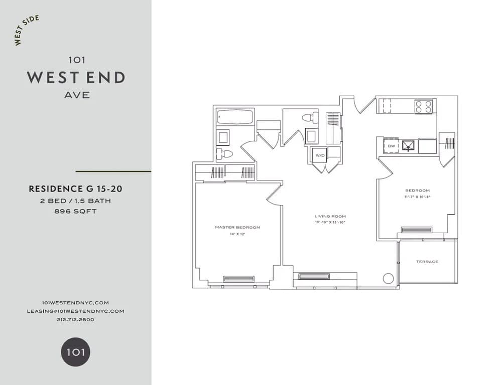 101 West End Avenue #20G, Manhattan, NY 10069 1